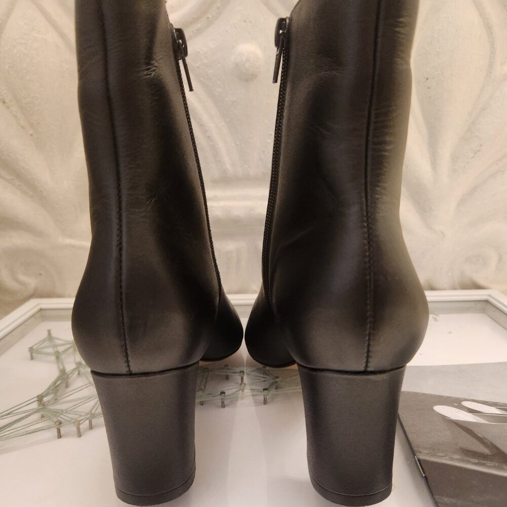 Arezzo Black Leather "Jemma" boots. NIB. Size Various - Picture 6 of 10